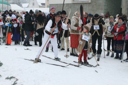 Rywalizacja na trasie biegu