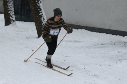 Rywalizacja na trasie biegu