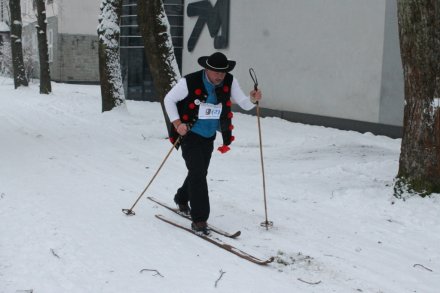 Rywalizacja na trasie biegu