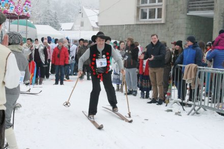 Rywalizacja na trasie biegu