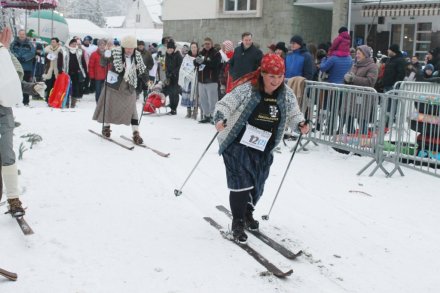 Rywalizacja na trasie biegu