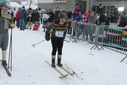 Rywalizacja na trasie biegu