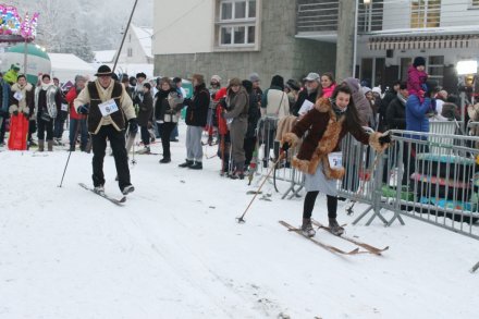 Rywalizacja na trasie biegu