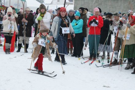 Rywalizacja na trasie biegu