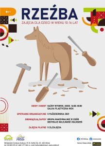 Plakat zajęć "Rzeźba"