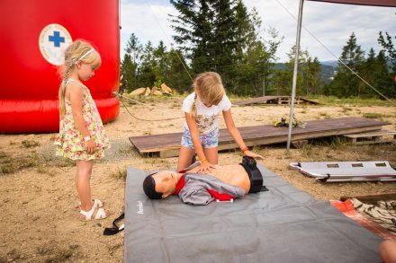 Zajęcia edukacyjne GOPR/fot. Krzysztof Kempny