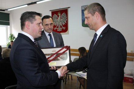 Podziękowania dla przewodniczącego Janusza Podżorskiego