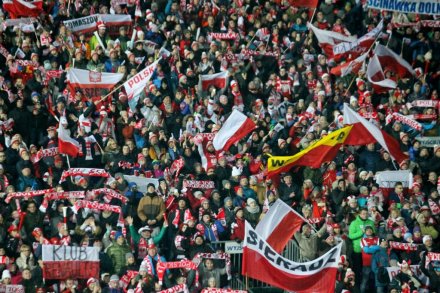 Kibice na skoczni w Wiśle