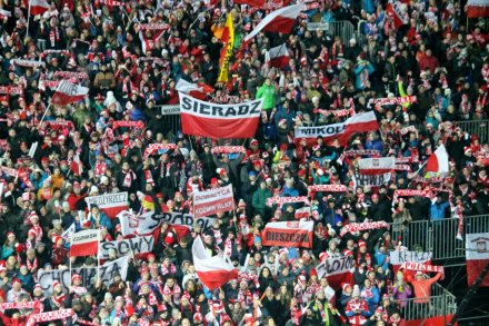 Kibice na skoczni w Wiśle