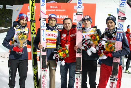 Polska drużyna z burmistrzem Tomaszem Bujokiem