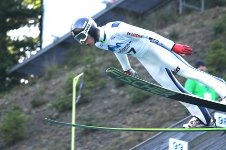 Stanisław Biela w locie