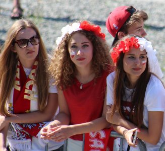 Kibice na skoczni im. Adama Małysza