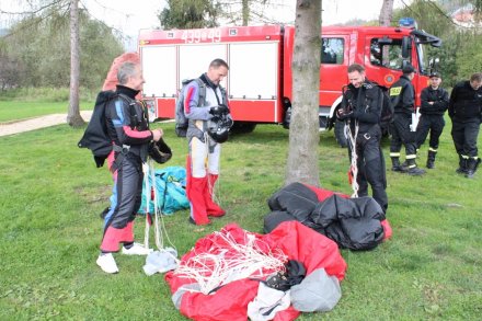 Zbieranie ekwipunku po skoku