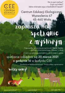 Plakat spotkania z myśliwym
