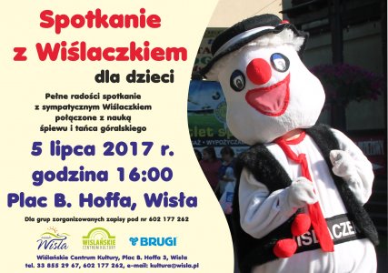 Plakat "Spotkanie z Wiślaczkiem"
