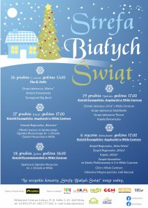 Plakat "Strefa Białych Świąt"