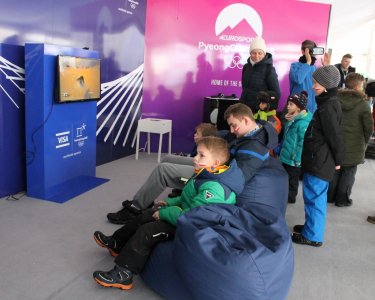 Atrakcje w Strefie Kibica Eurosportu są oblegane