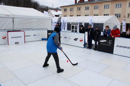 Jeden z konkursów organizowanych w Strefie Kibica Eurosportu