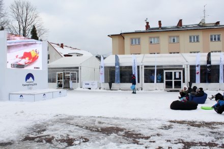 Oglądanie zmagań sportowców