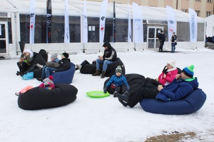 Oglądanie zmagań sportowców