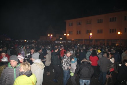 Zabawa na wiślańskim rynku