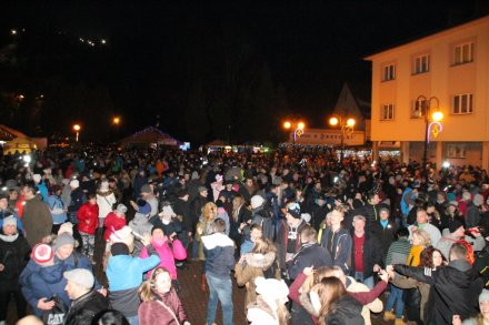 Zabawa na wiślańskim rynku