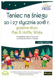 Plakat dotyczący Tańca na śniegu
