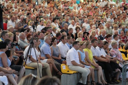 Publiczność w amfiteatrze