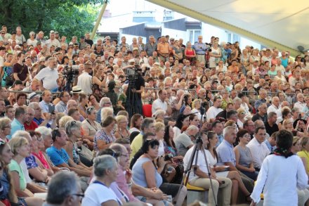 Publiczność w amfiteatrze