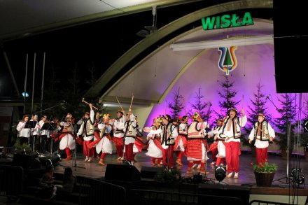 Fragment występu zespołu "Mazury"