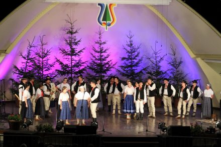 Fragment występu zespołu "Mazury"