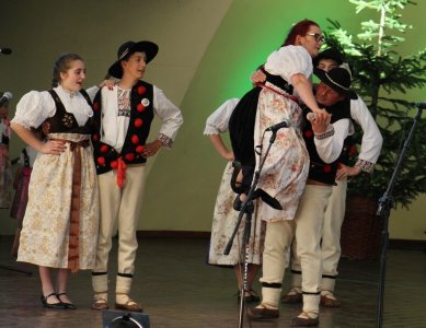 Fragment występu zespołu "Wisła"