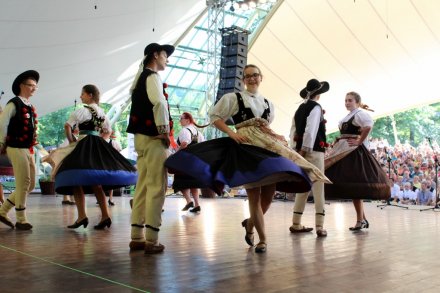 Fragment występu zespołu "Wisła"