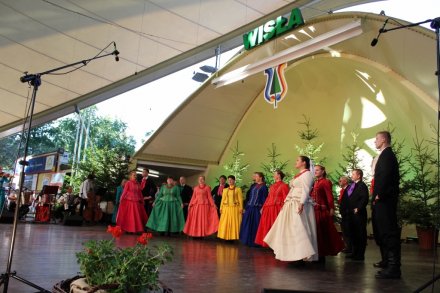 Fragment występu zespołu "Rybarzowice"