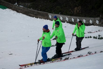 Udeptywanie zeskoku przed konkursem