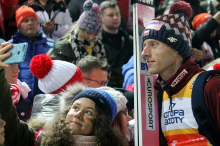 dawid Kubacki z fanami