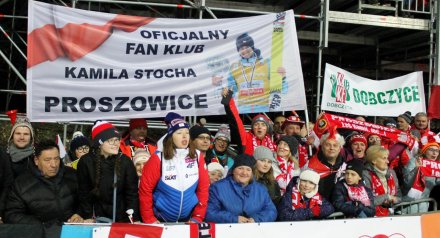 Publiczność na skoczni w Malince