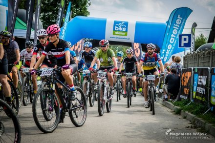 Nasi kolarze w Żarkach, fot. Magdalena Wójcik