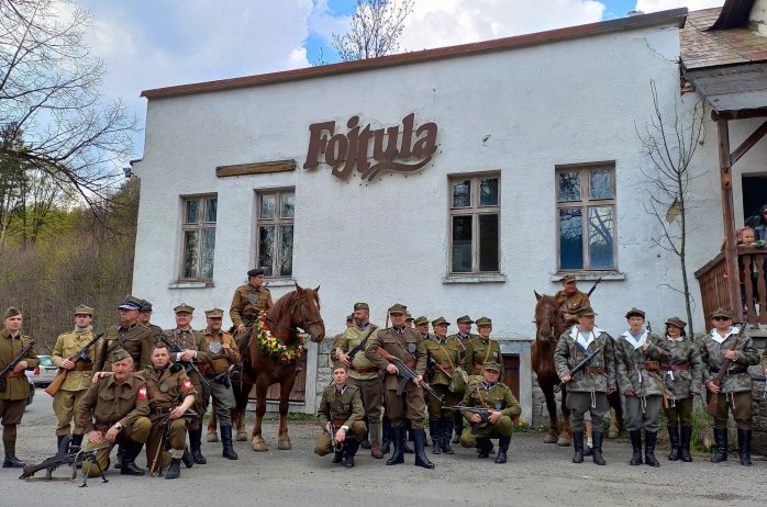 Uczestnicy rekonstrukcji
