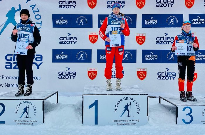 Laura Wantulok na 1 stopniu podium