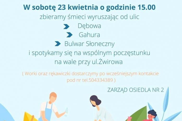 Plakat informacyjny osiedla Obłaziec - Piła