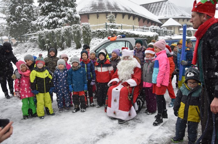 Mikołaj odwiedził wiślańskie doliny