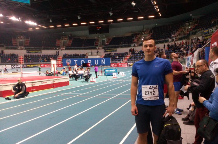 Michał Czyż podczas MP w Toruniu