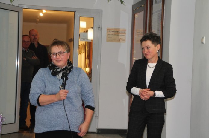 Autorka wystawy Ewa Lazar