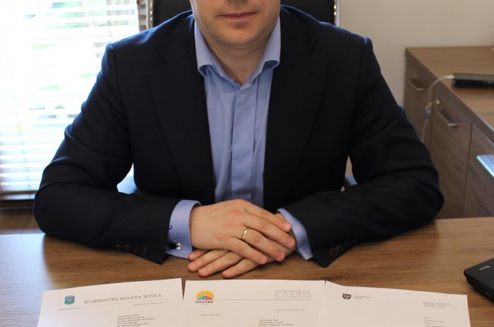 Burmistrz Tomasz Bujok i wspólne stanowisko samorządów Wisły, Szczyrku i Urzędu Marszałkowskiego