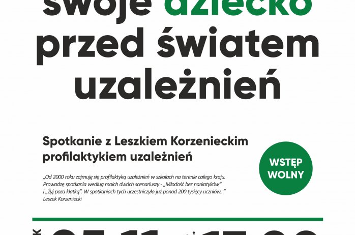 Plakat promujący spotkanie