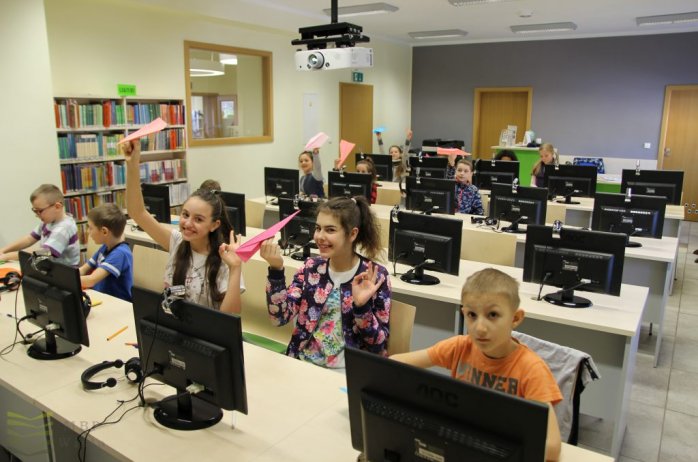 Dzieci uczestniczące w zajęciach