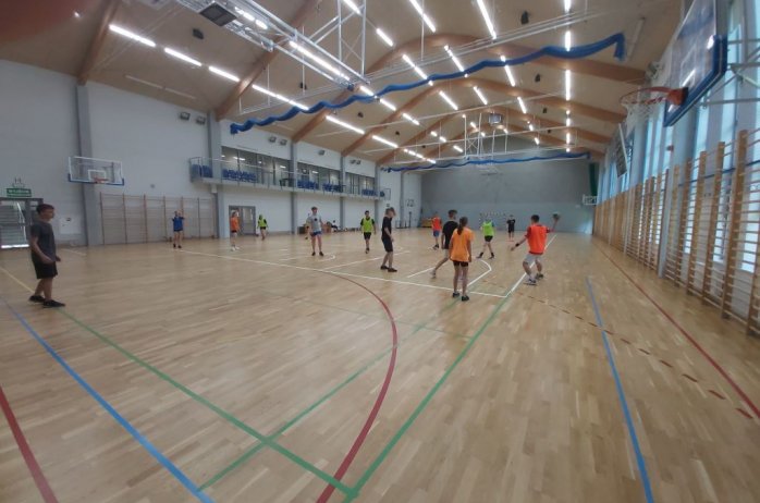 Obóz sportowy uczniów wiślańskiego liceum