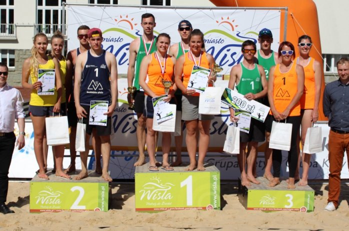 najlepsi uczestnicy turnieju Beskidzka Plaża 2017 w Wiśle