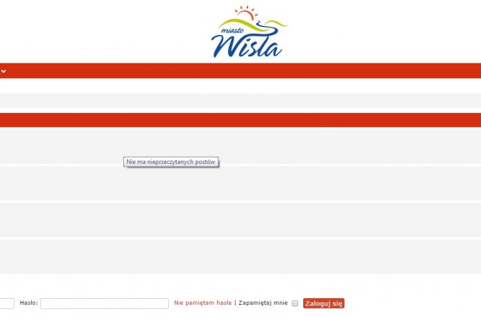 Zrzut ekranu z nowego forum